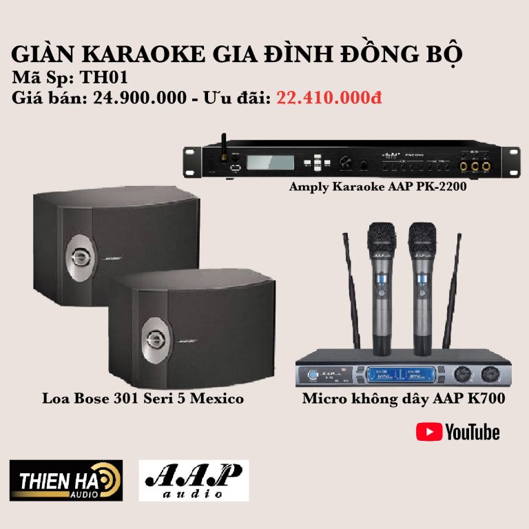 Bộ Dàn Karaoke Gia Đình Cao Cấp - Các Bộ Karaoke Chính Hãng Giá Tốt