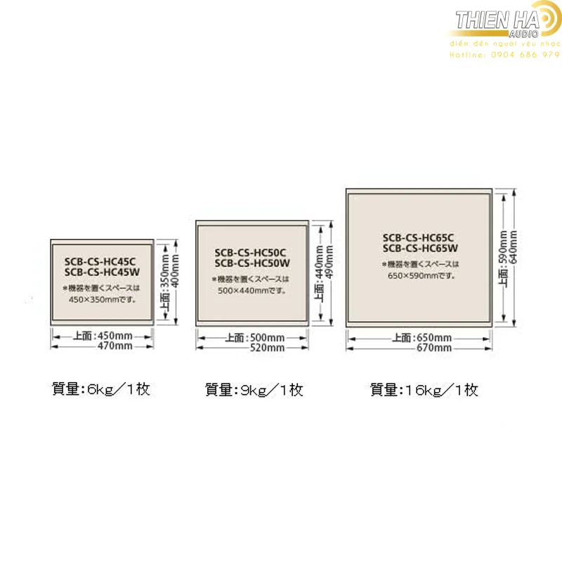 Tấm kê Taoc SCB-CS-HC45C - Ảnh 4
