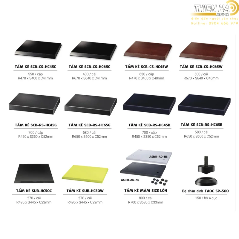 Tấm kê Taoc SCB-CS-HC45C - Ảnh 5