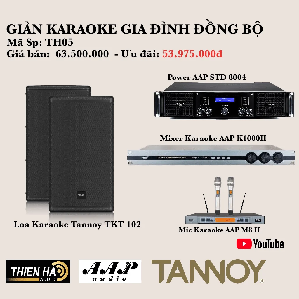 Dàn Karaoke Gia Đình Cao Cấp TH05