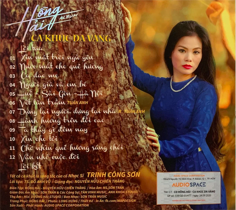 Đĩa CD Hồng Hải "Ca khúc da vàng" - Ảnh 2
