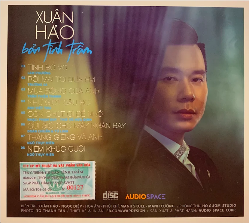Đĩa CD Xuân Hảo "Bản tình trầm" - Ảnh 2