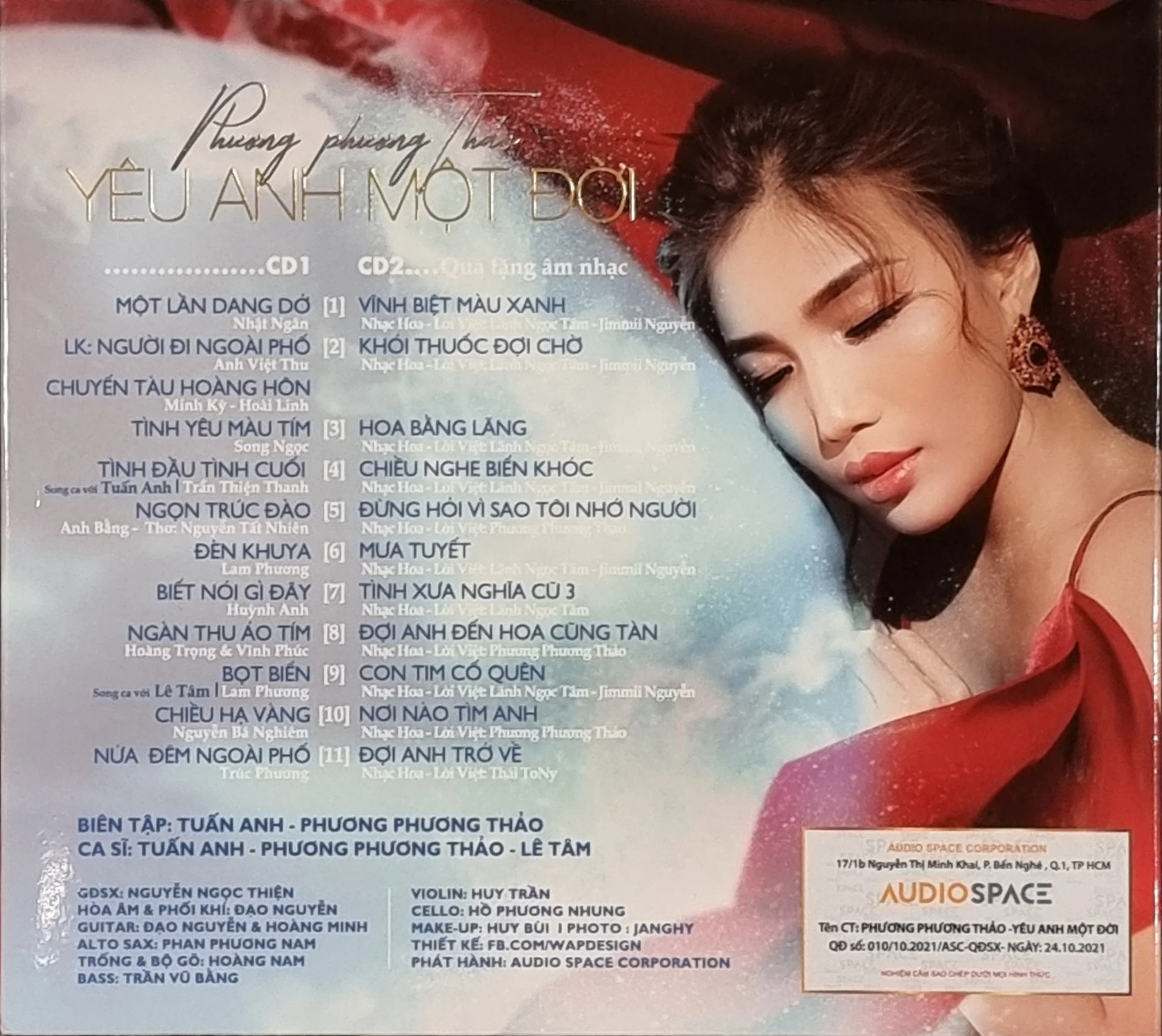 Đĩa CD Phương Phương Thảo “Yêu Anh Một Đời" - Ảnh 3