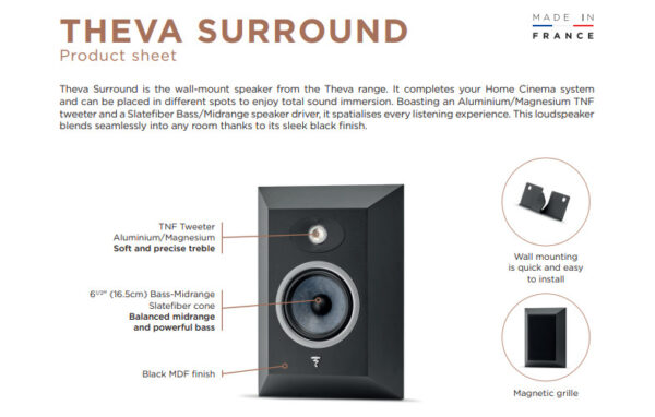 Loa Focal Theva Surround - Hình ảnh 3