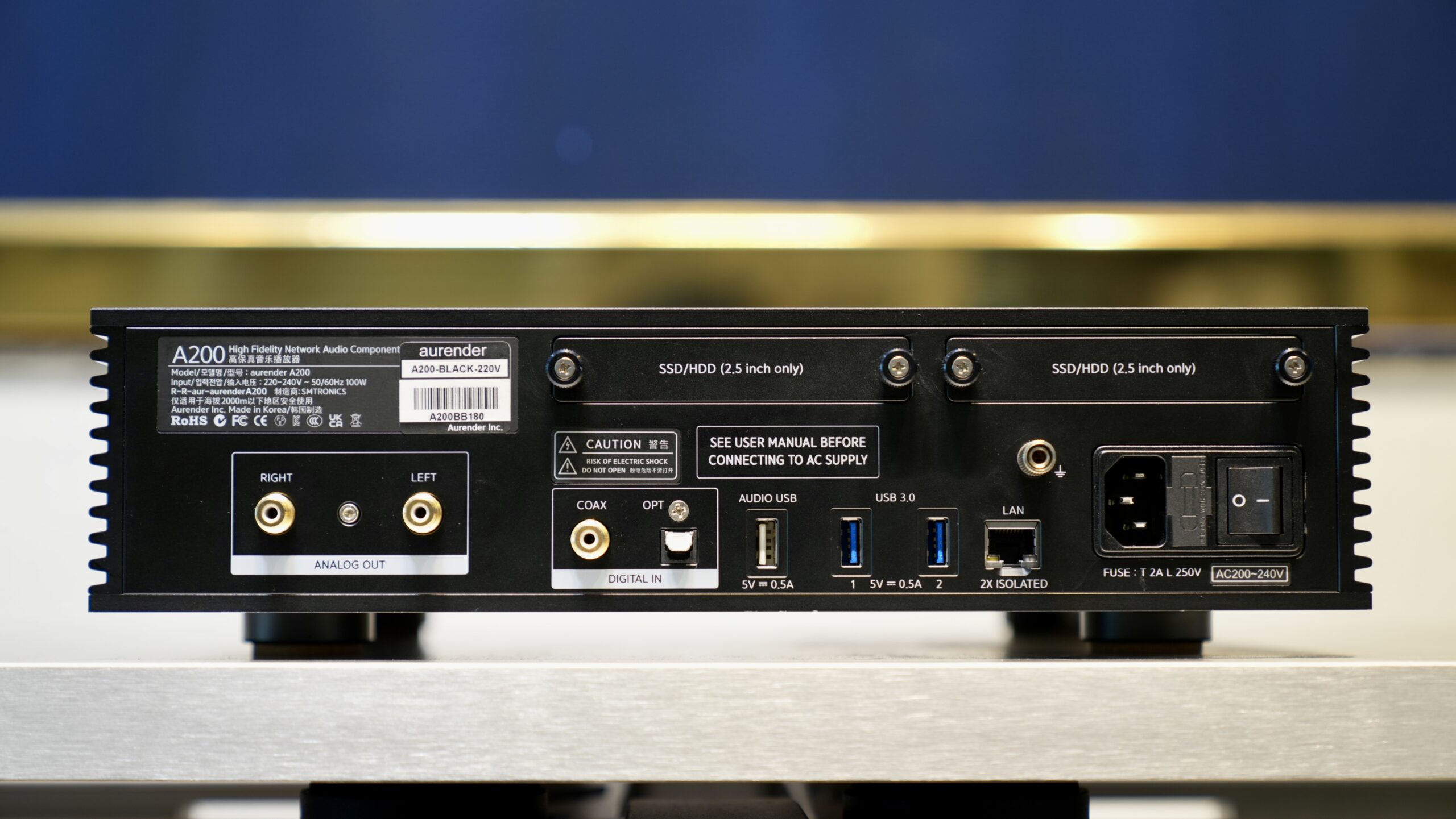 Music server/ Music streamer Aurender A200 - Ảnh 4