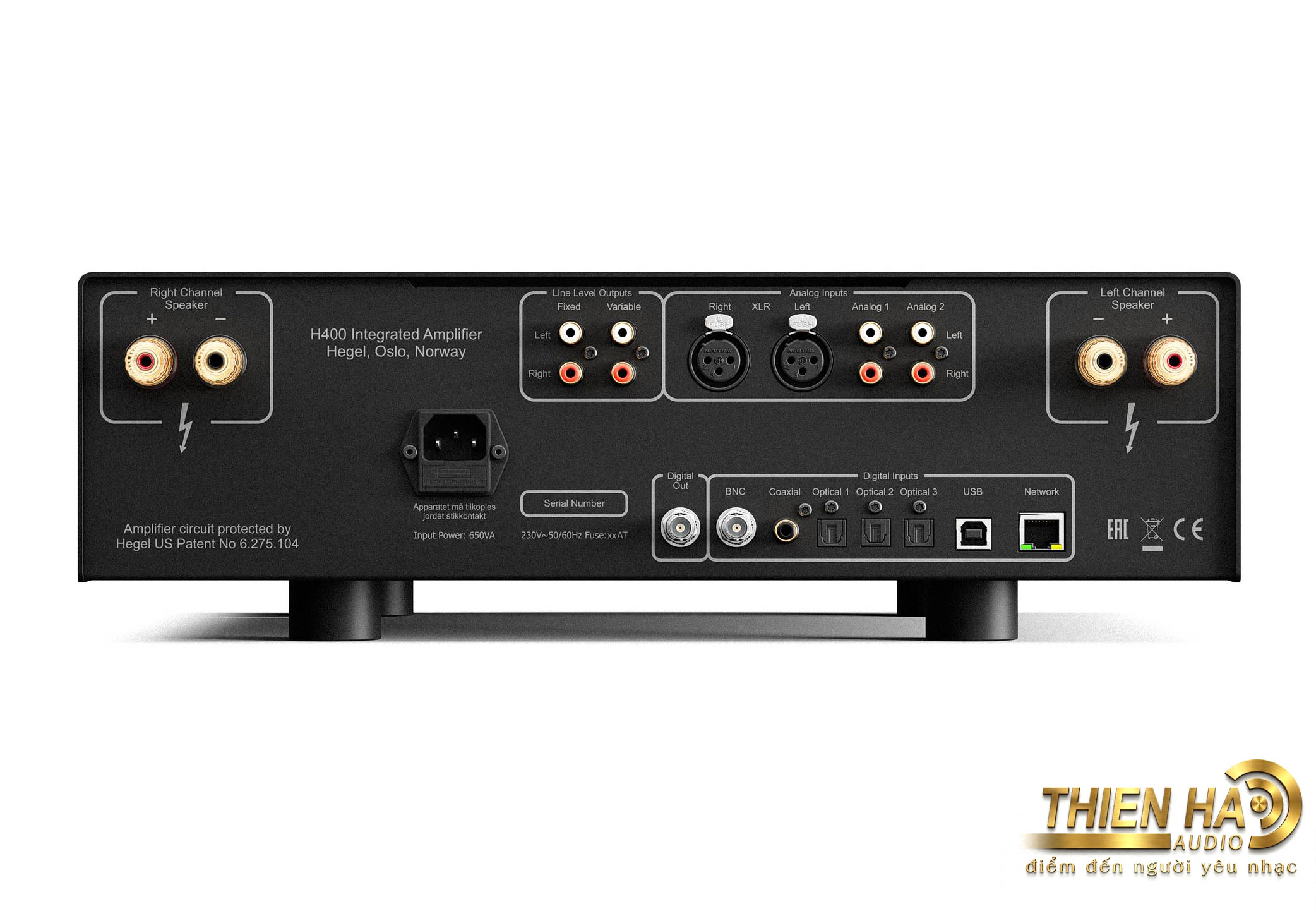 Amplifier Hegel H400 - Ảnh 3