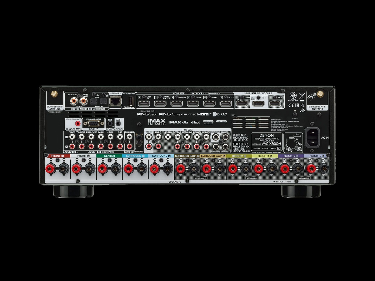 AV receiver Denon AVC-X3900H (Liên hệ) - Ảnh 3