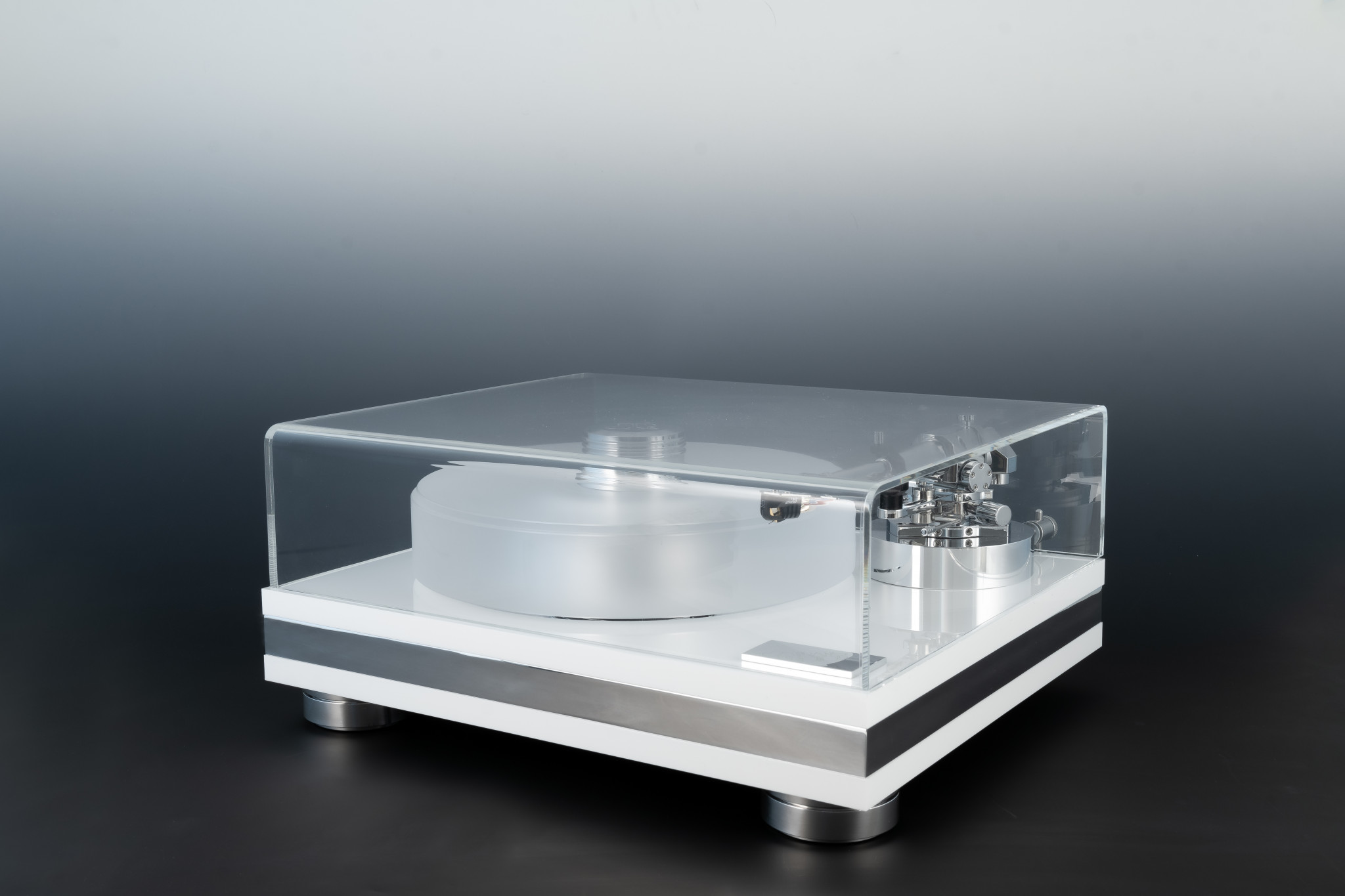 Mâm đĩa than Transrotor Strato Bianco/Nero - Ảnh 5